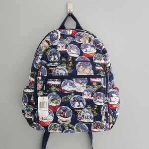 Vera Bradley Snow Globe Campus Backpack